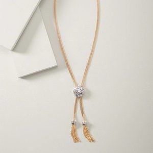 WHBM Y necklace